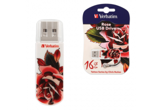 USB Flash Verbatim Tattoo Edition Rose 16 Гб 